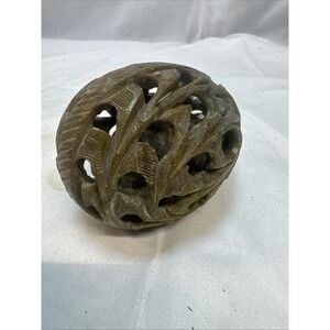 Egg Within An Egg Bird & Baby Bird Marble 4x3x3 inches Made in India
